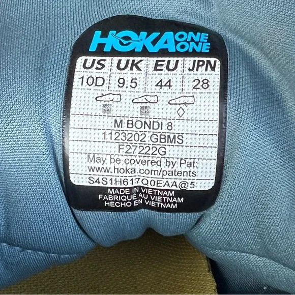 Hoka Bondi 8 - size Mens 10 - Picture 6 of 9
